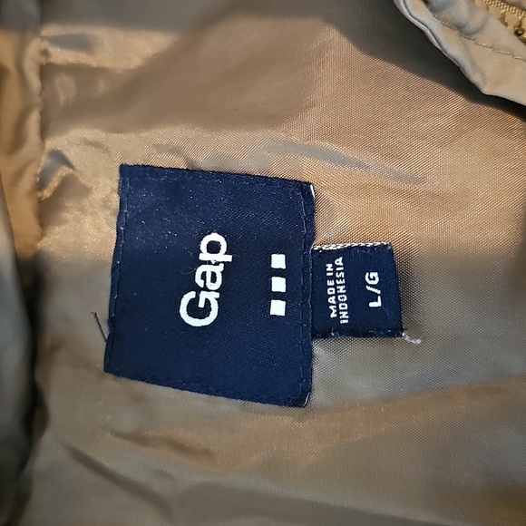 GAP Large Brown Puffer Vest - Picture 5 of 5
